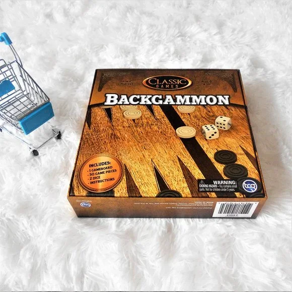 Classic Games Backgammon Board Game - Picture 4 of 6